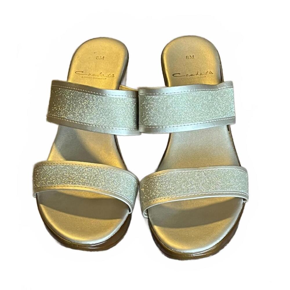 Gold Women's Wedge Sandals